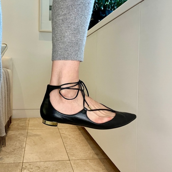 Aquazzura Ballet Flats - lace up - Picture 4 of 16